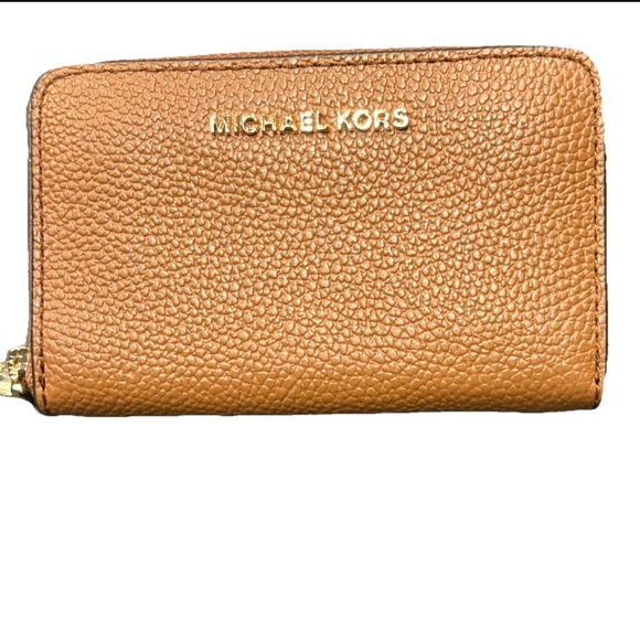 Michael Kors Handbags - Michael Kors Brown Leather Wallet